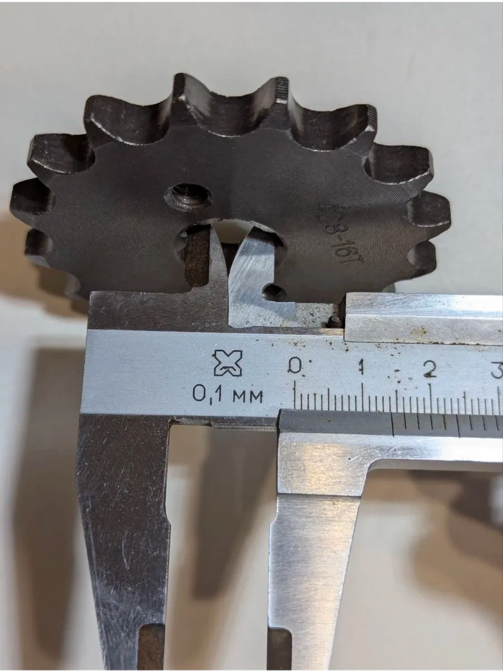 Звезда ведущая для питбайка, мопеда (428-16Т) 17мм сталь