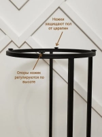 Журнальный столик круглый приставной