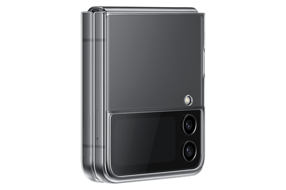 Чехол Samsung Clear Slim Cover для Z Flip 4 (EF-QF721CTEGRU) прозрачный