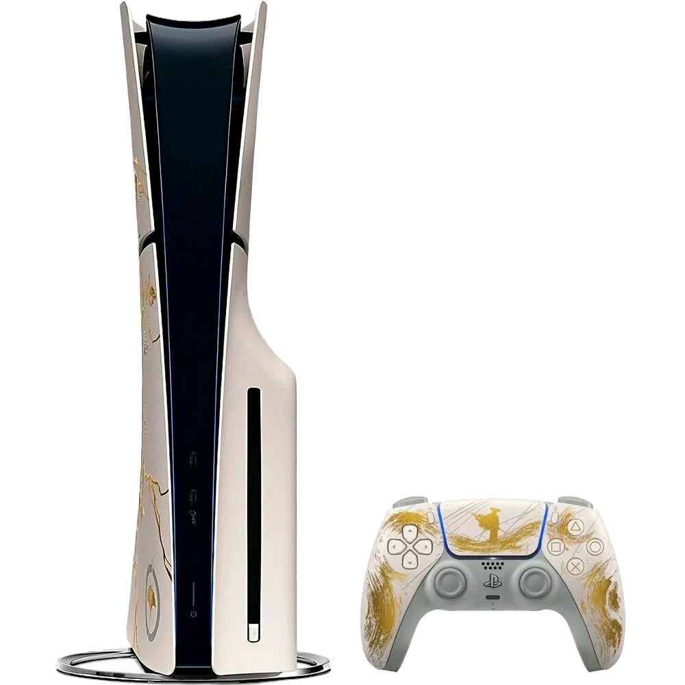 Игровая консоль Sony PlayStation 5 Slim 1TB (Версия с дисководом), Ghost of Yotei Gold Limited Edition