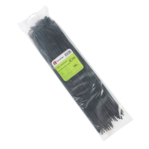 Стяжка нейлоновая КСС «MULTILOCK» 5х400 (черн) (100шт) Fortisflex