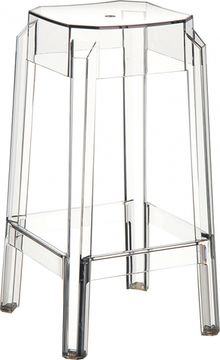 Табурет прозрачный полубарный Fox 65