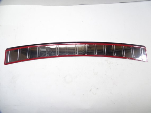 Накладка задн. бампера Hyundai Solaris с 2017 г. /защита/ хром (VAD)