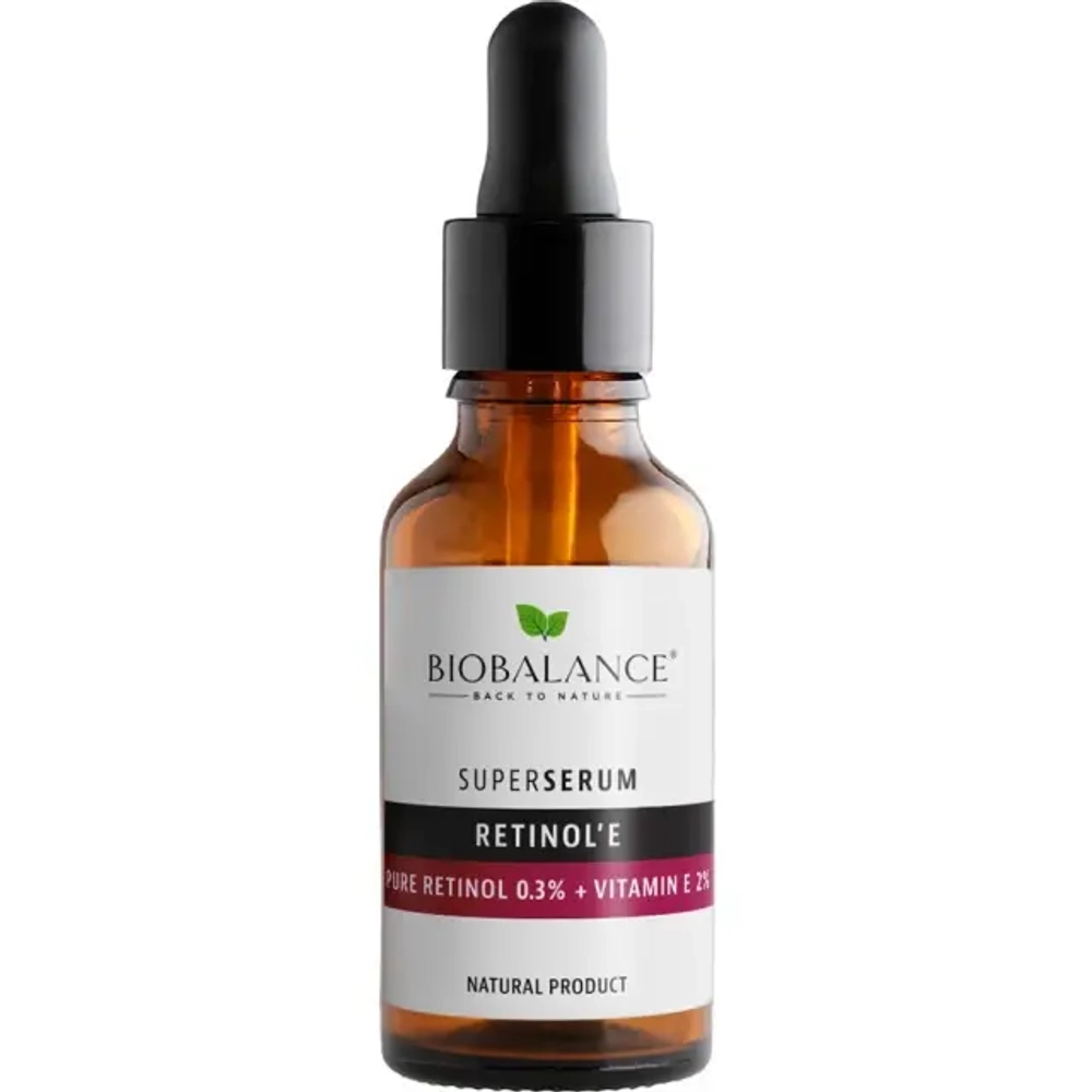 BioBalance SuperSerum Pure Retinol 0.3% Vitamin E 2%  Сыворотка для лица