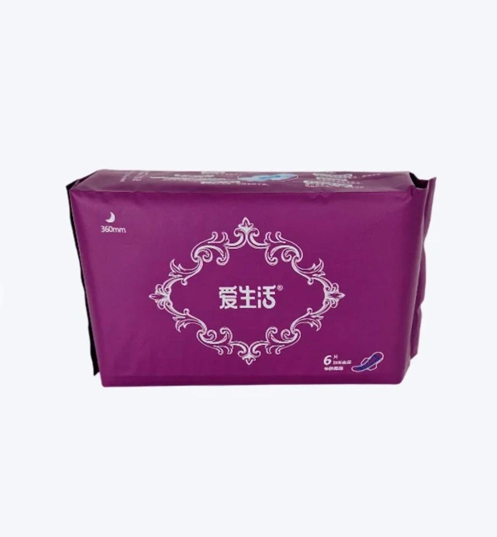 Длинные ночные гигиенические прокладки ILIFE, 6 шт.