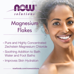 NOW Foods, Solutions, 100% чистый магний в хлопьях, 1531 г (54 унции)