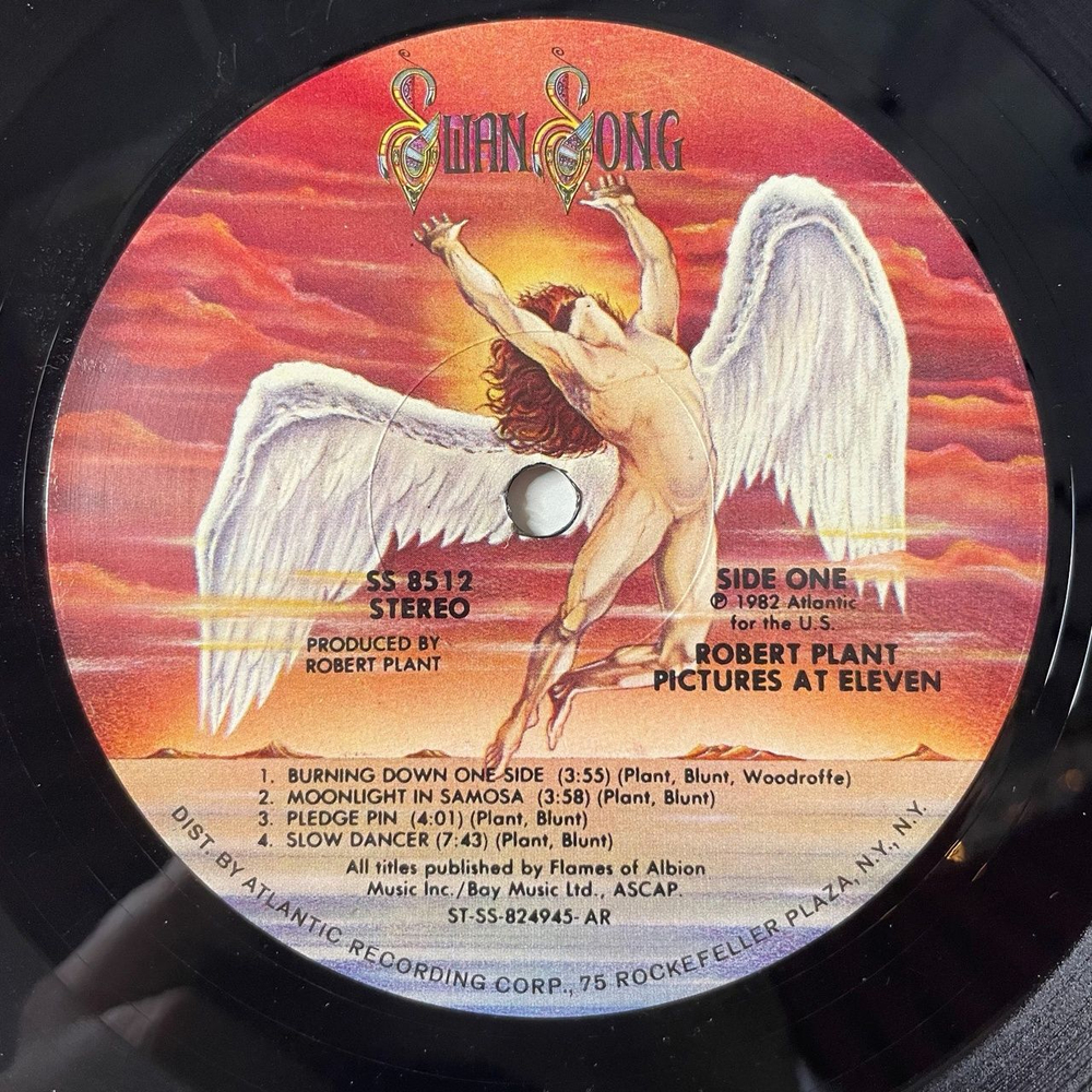 Винтажная виниловая пластинка LP Robert Plant Pictures At Eleven (USA 1982)