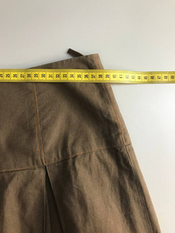 Юбка Silverline стильная льняная, маркировка 42, визуально 48 размер