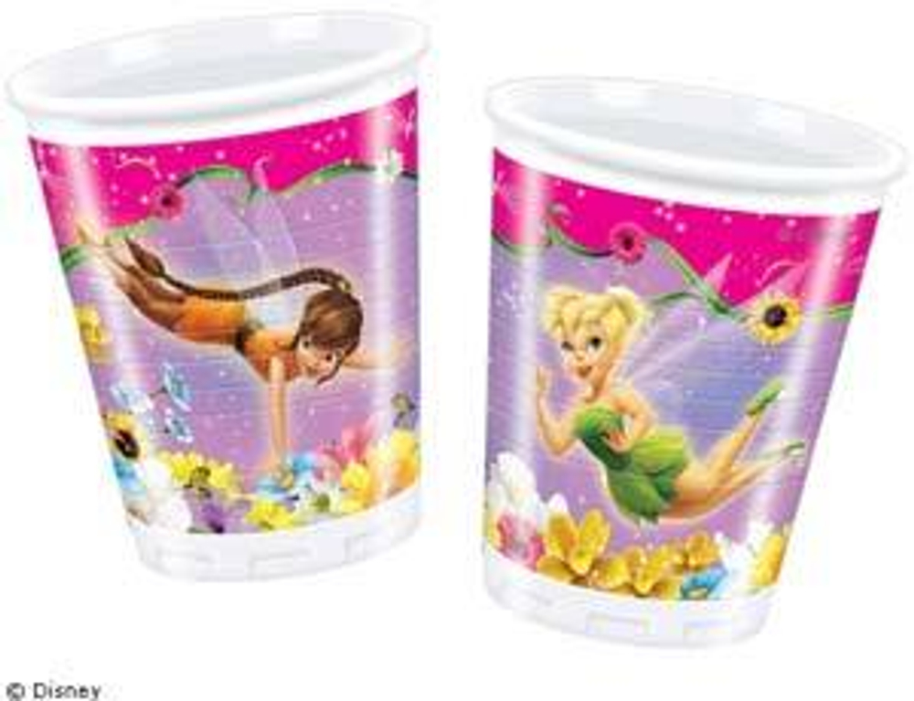 Распродажа Стакан пласт Феи Весна 200мл 8шт.