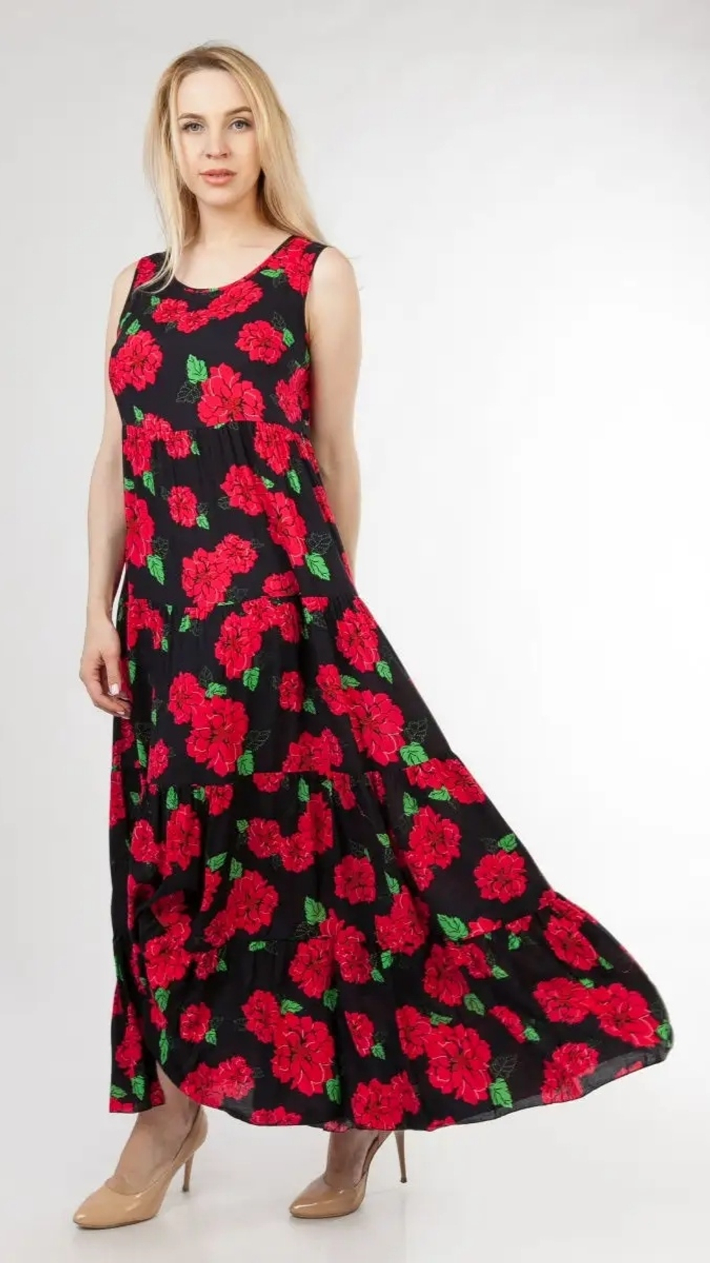 [m]Сарафан ярусами 901