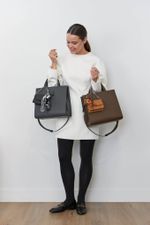 ШОППЕР КВАДРАТНЫЙ ГРАФИТ