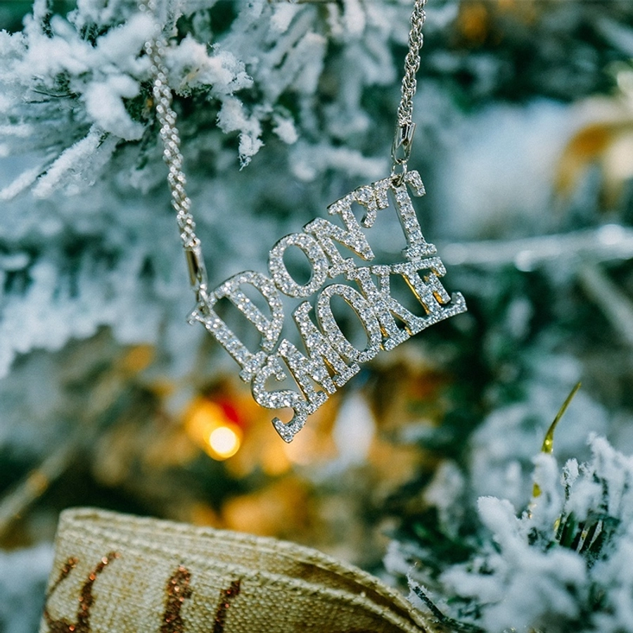 Бриллиантовая подвеска DONSMOKE "Christmas Special" Diamond Necklace