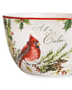 Салатник порционный 13см Certified International Corp Тихая ночь Птичка