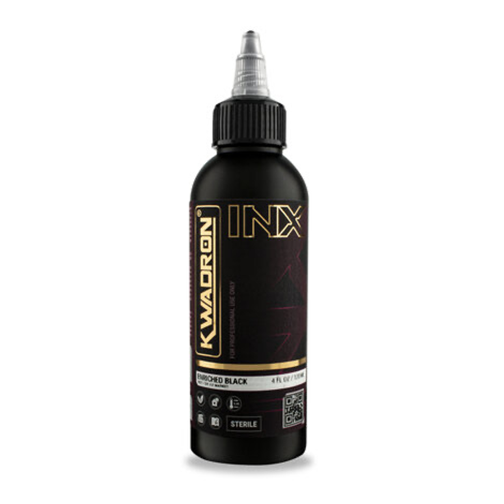 enriched black kwadron 30 ml черная краска для тату