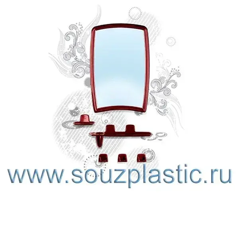 Набор д/ванной комнаты 'Беросси ' 41 белый мрамор