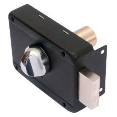 Замок Аллюр накладной ЗН 1-1-2 плоск ригель, 88х123 англ. кл.