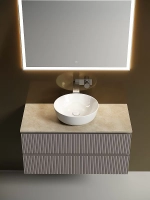 Тумба с раковиной Sancos SNOB T 100 со столешницей, Doha Soft