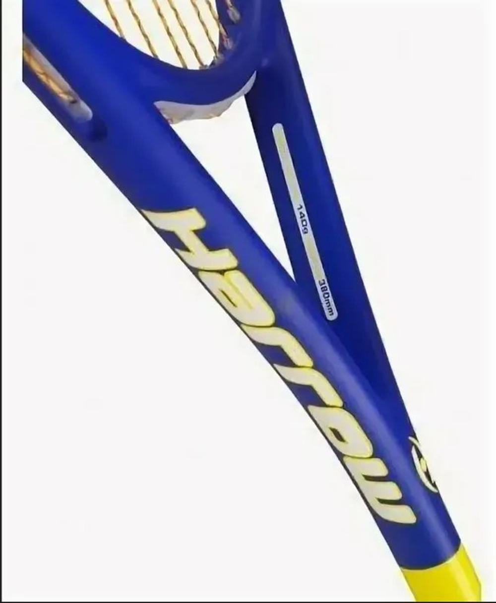 Harrow, Vapor, Squash Racquet, Royal/Yellow