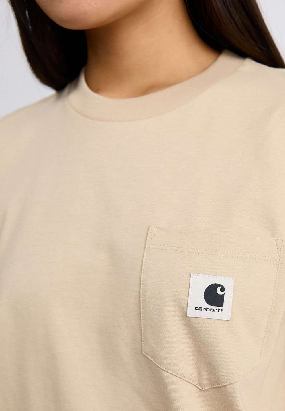 Carhartt WIP Базовая футболка - Бежевый