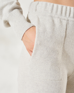 Брюки в спортивном стиле из шерсти мериноса