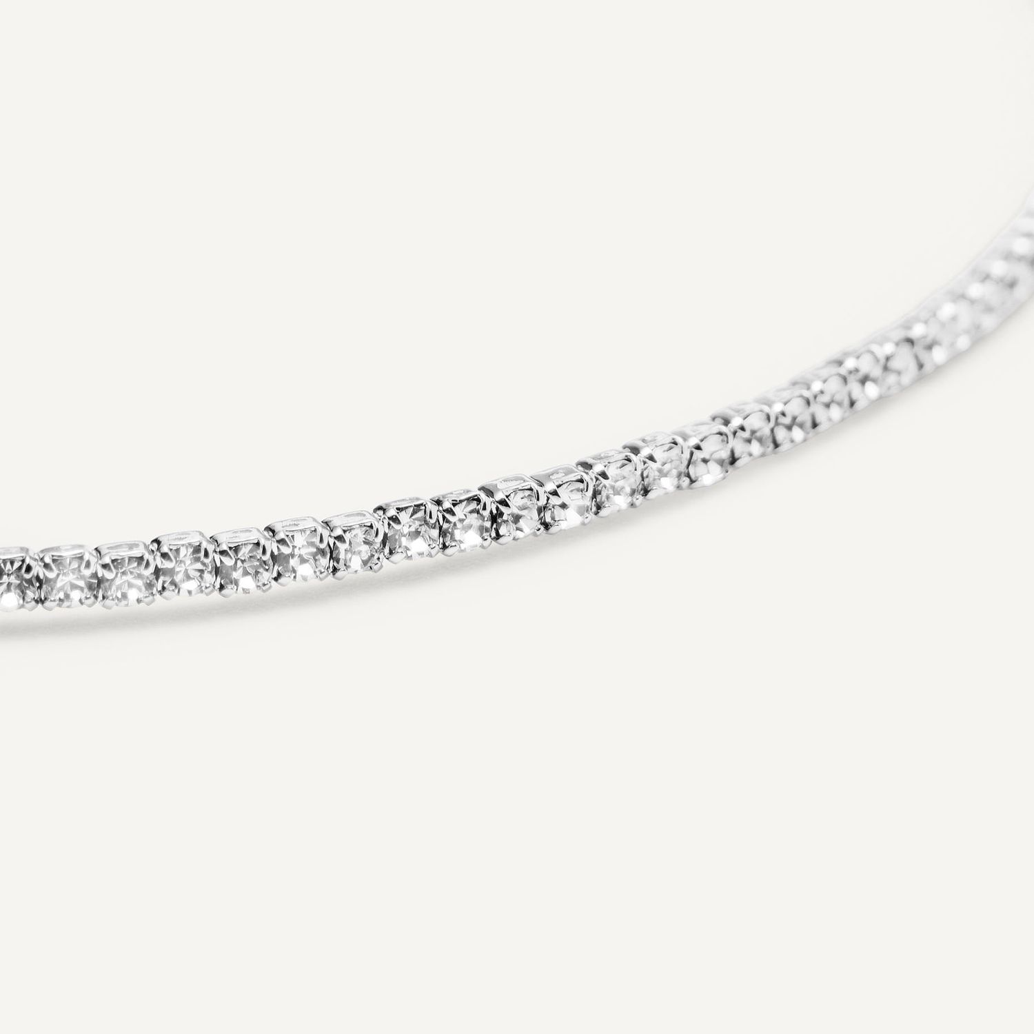 Колье Cubic Cross Necklace – Clear