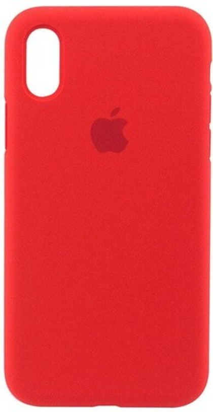 Чехол силиконовый для IPhone Xs Red Raspberry