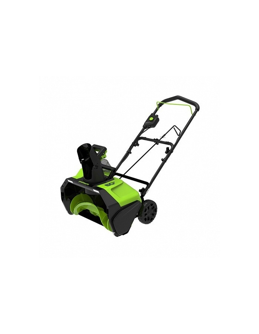 Greenworks 60В Снегоуборщик аккумуляторный Greenworks  GD60PSTK5, 60V, 51 см, бесщеточный (c АКБ 5АЧ и ЗУ) [2602907UG]