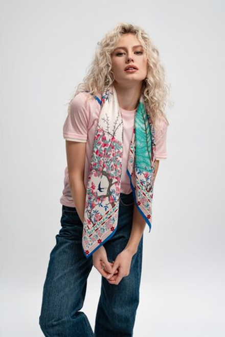 Платок «Забайкалье» 100% шелк