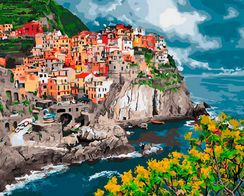 Картина по номерам "Итальянское побережье"
