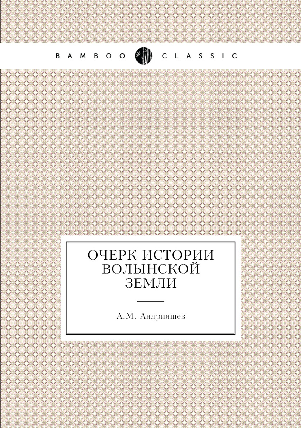 Очерк истории Волынской земли | А.М. Андрияшев