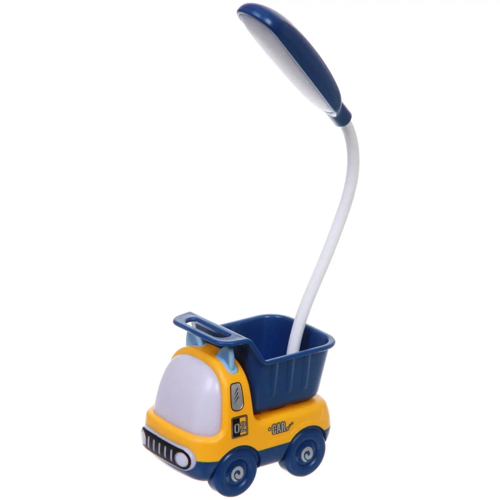 Настольная лампа «Sweet - Truck» 5,5*9*24 см LED, USB 3.w 5v, Синий/желтый