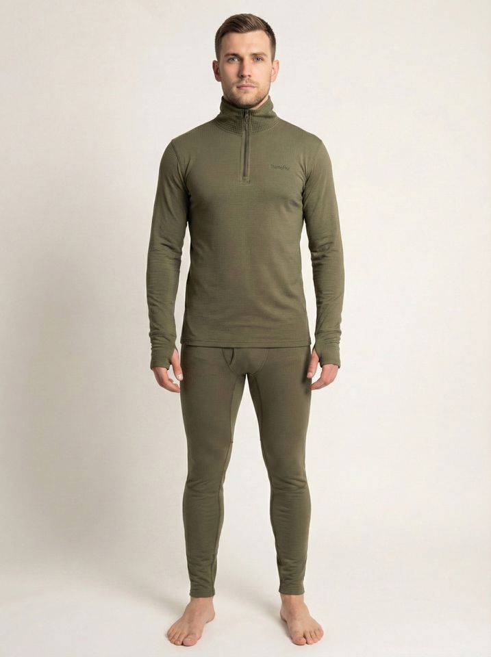 Термобелье Thermo Flex перфорированное (олива)