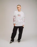 Лонгслив Подполье Sick World белый