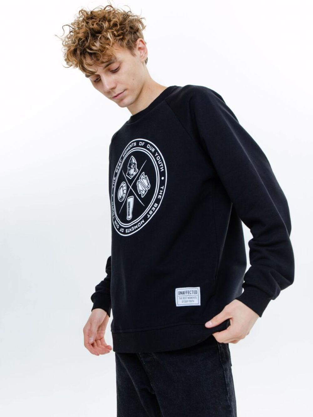 Толстовка Unaffected Круг 2.0 Черная
