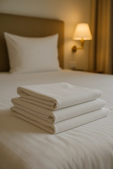 Простыня бязь белая ГОСТ (плотность: 140гр/м2, 100% хлопок)