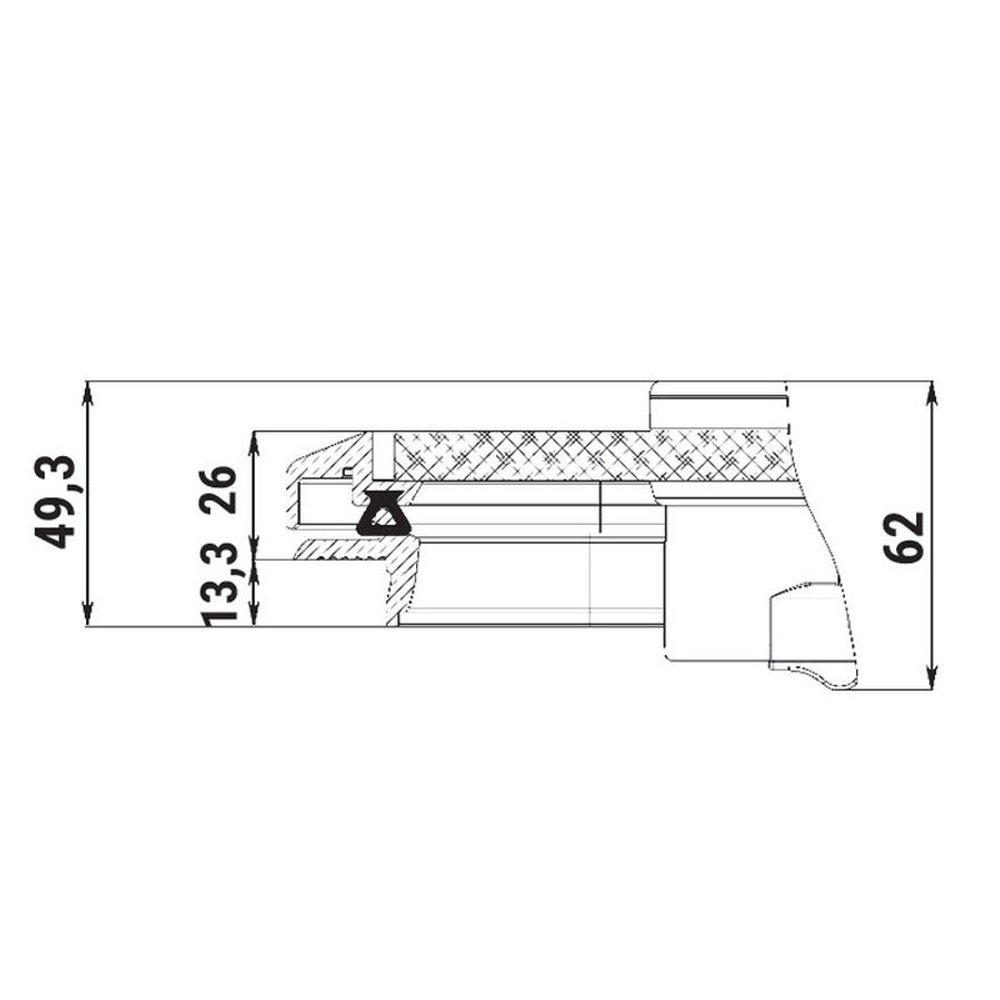 Люк палубный распашной низкопрофильный Фрегат 667x667 R42.5 (10268756)