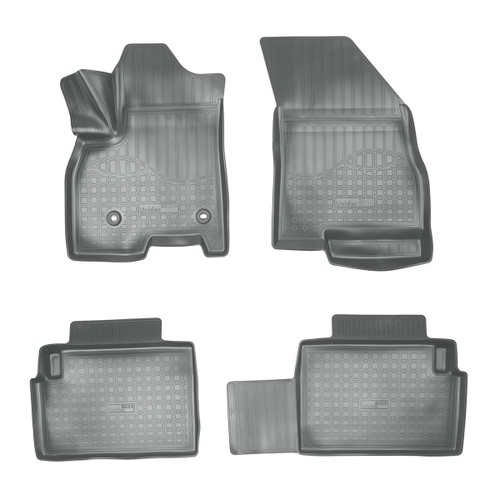 Ковры в салон Norplast/Unidec для Chery Tiggo 7 Pro (2020-)Полиуретан,Серый,Luxury&Elite арт.NPA11-C11-742-G