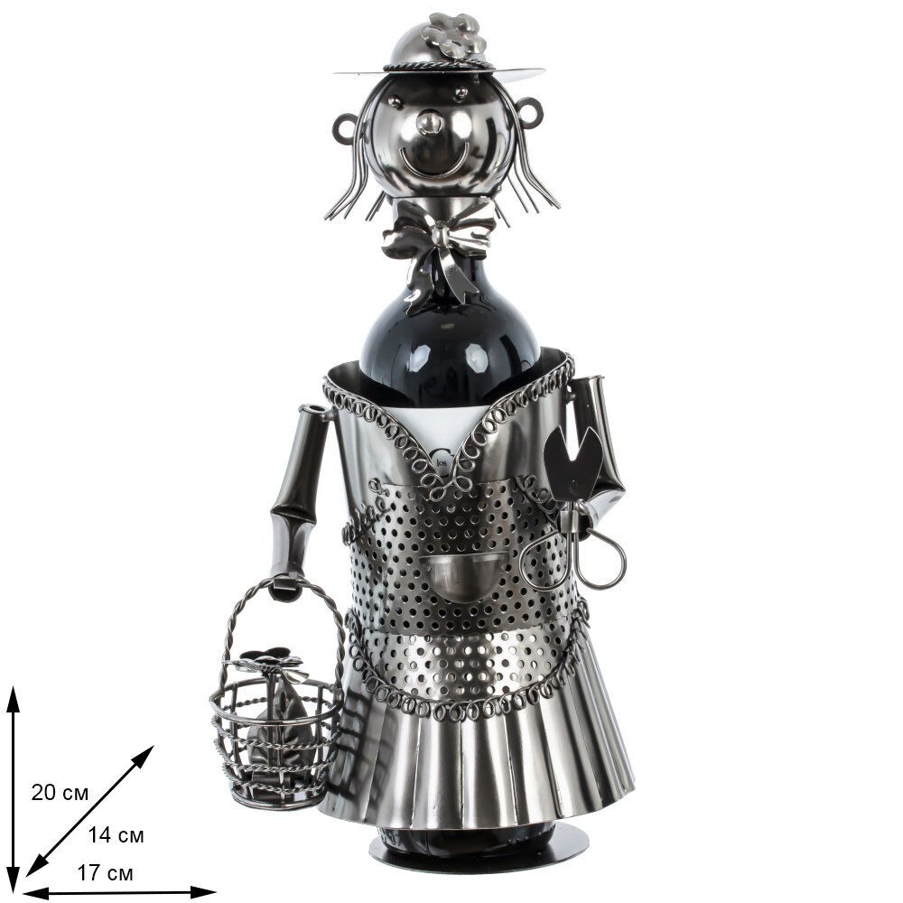 GAEM Подставка под бутылку "Дачница, L17 W14 H20 см