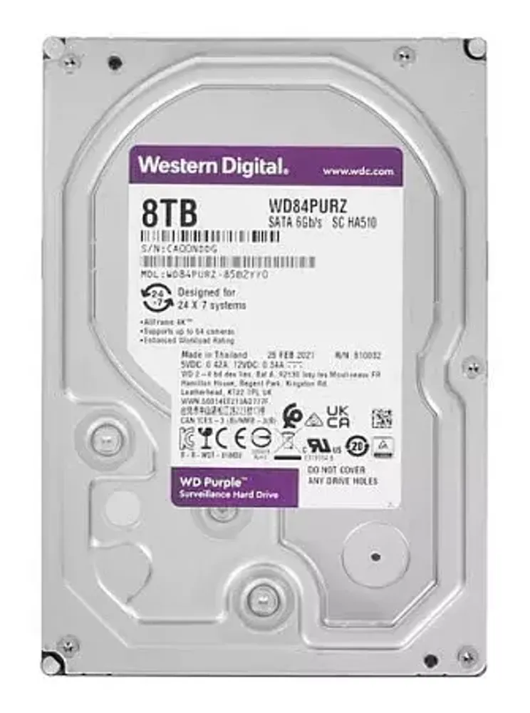 Жесткий диск HDD 8000 Gb Western Digital (WD84PURZ)