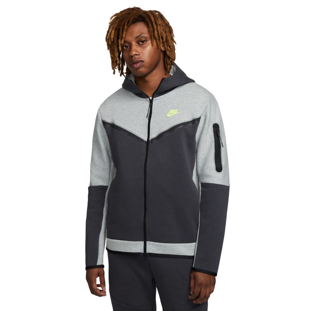 Зип Худи Nike Tech Fleece 2021 Grey/Black