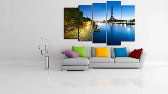 Модульная картина"Остров Сите"