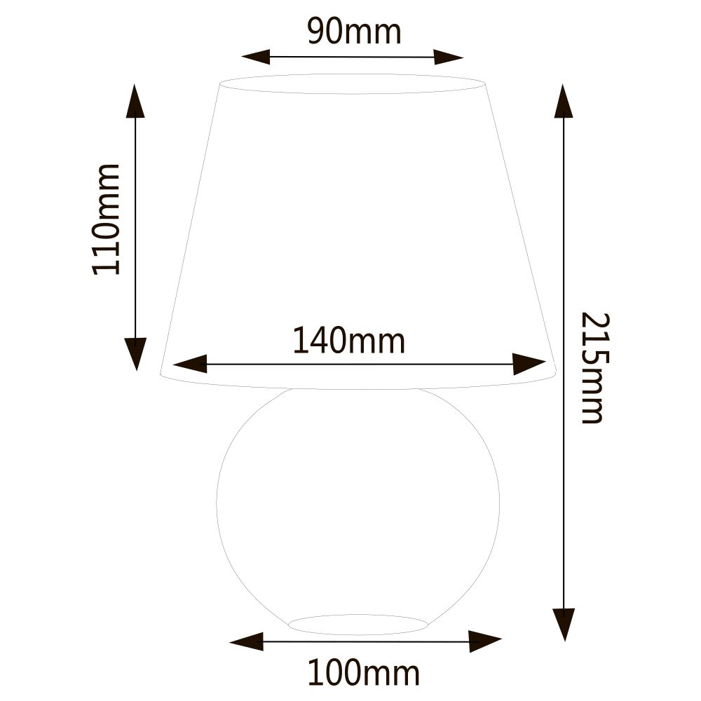 UML-B303 E14 DARK GREY Светильник настольный декоративный под лампу Е14. 40W. Механический выключатель. Темно-серый. ТМ Uniel