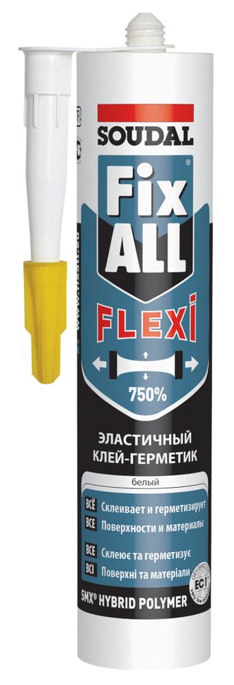 Клей Фиксол FLEXI белый SOUDAL 290мл