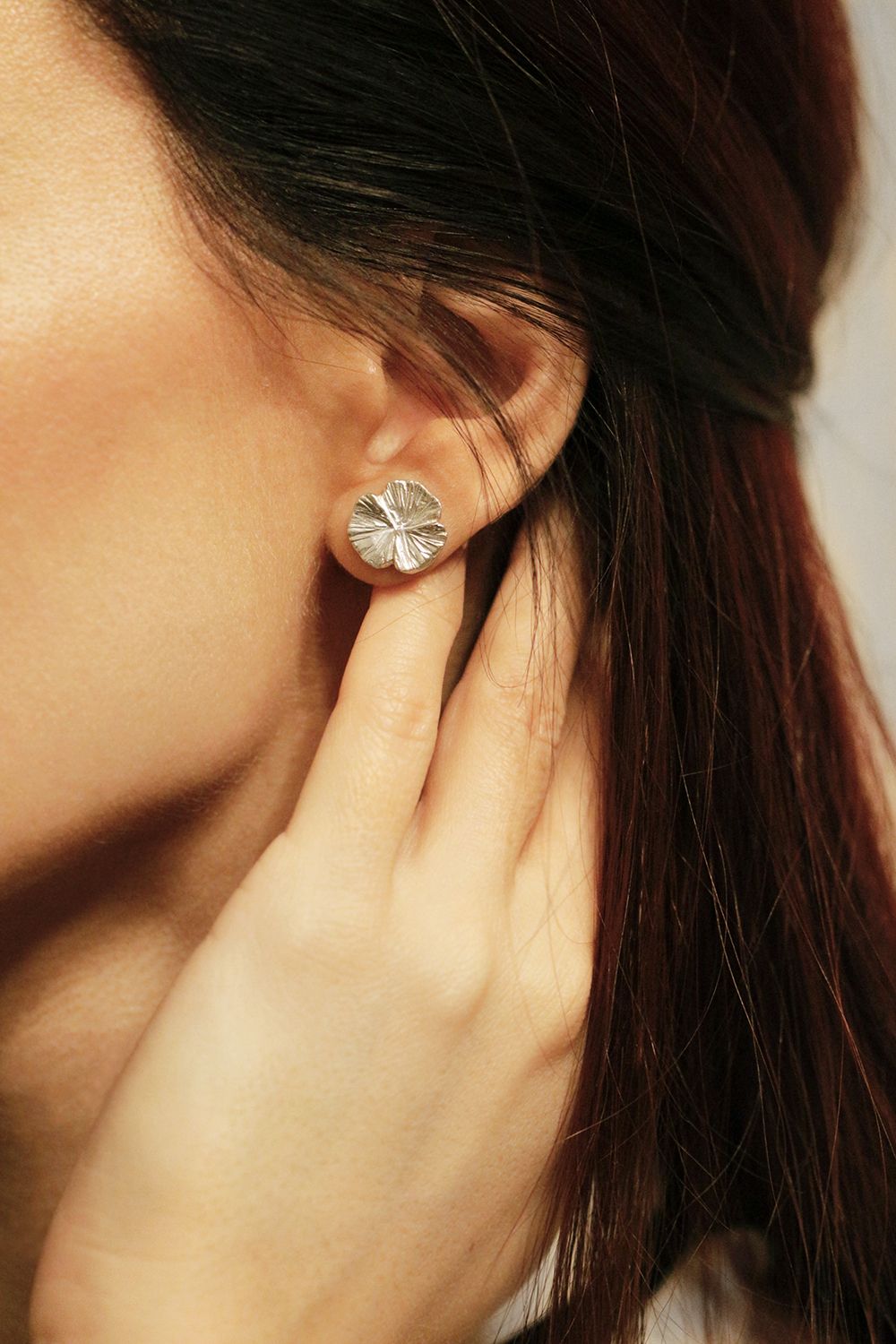 Серьги Клевер