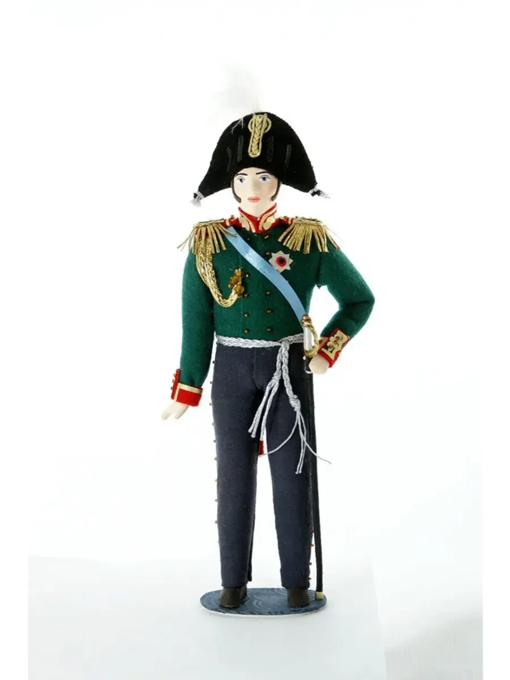 Кукла Пехотный генерал. Военный костюм. 1812 г. Россия