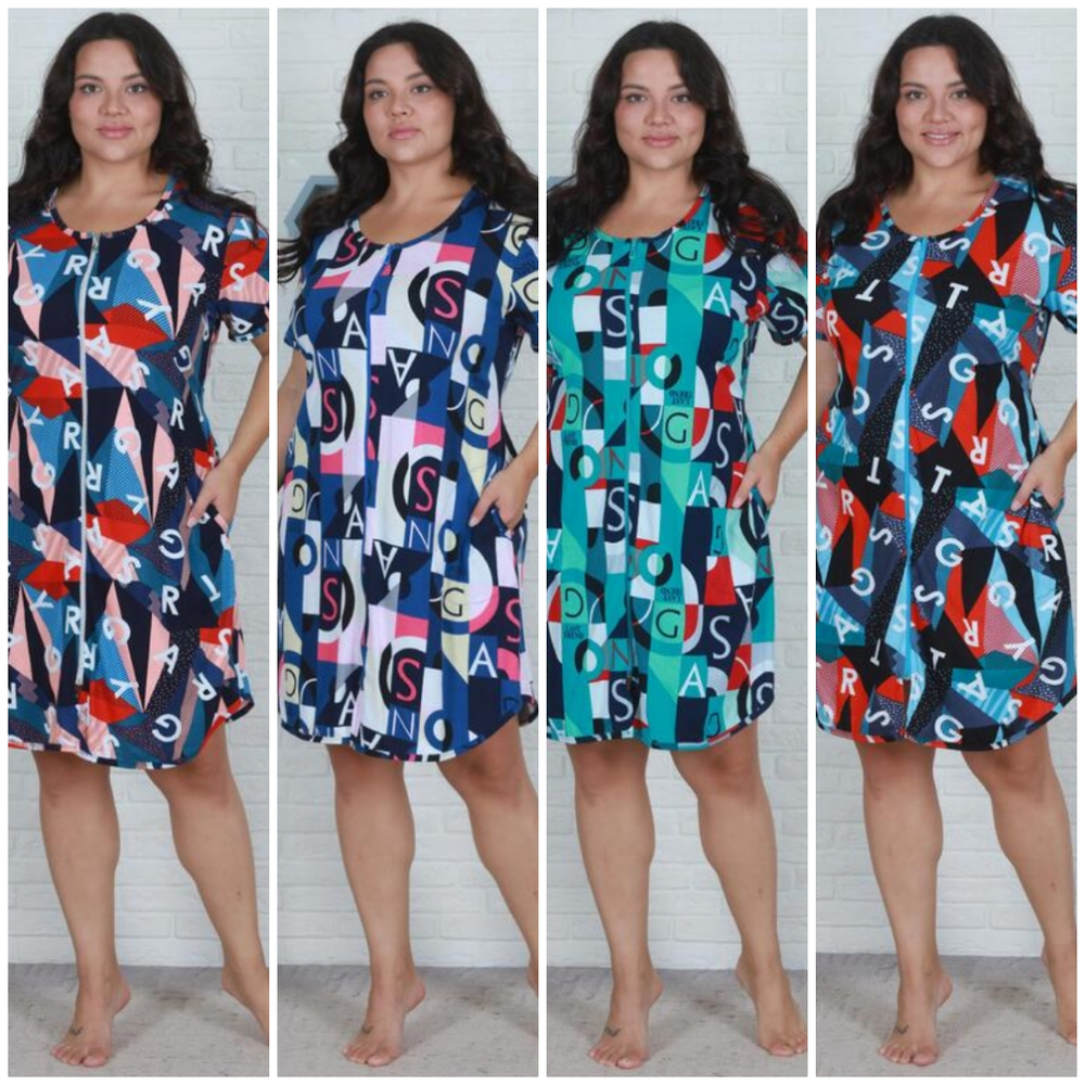 1862 Футболка женская удлиненная (56)