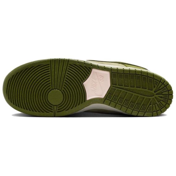 Кроссовки NIKE Dunk для скейтбординга Самые зеленые Белые Мужские