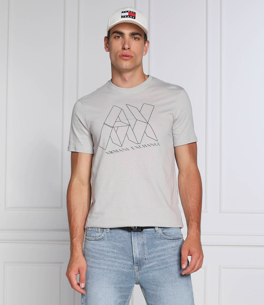 футболка Armani Exchange - серый(6LZTAL ZJ5LZ)