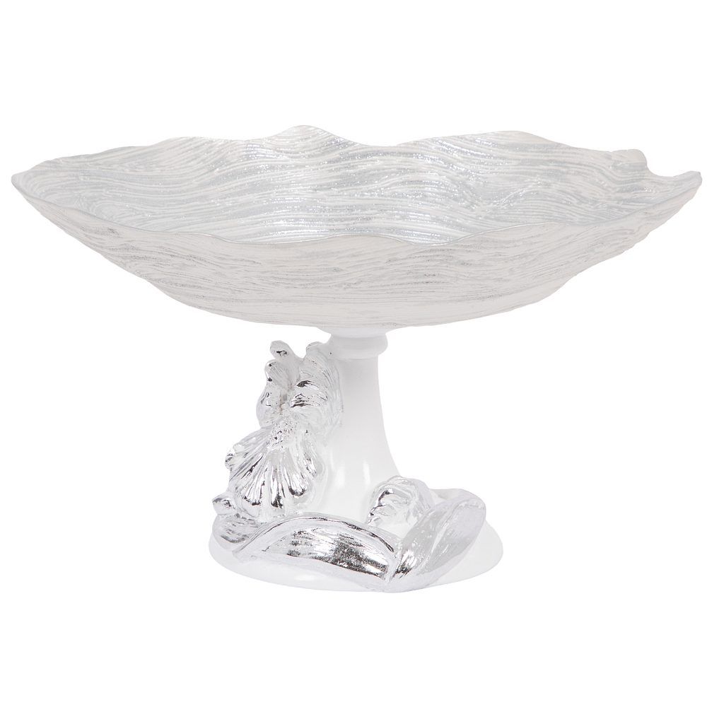 Фруктовница-конфетница Ирис Визир Античное Серебро