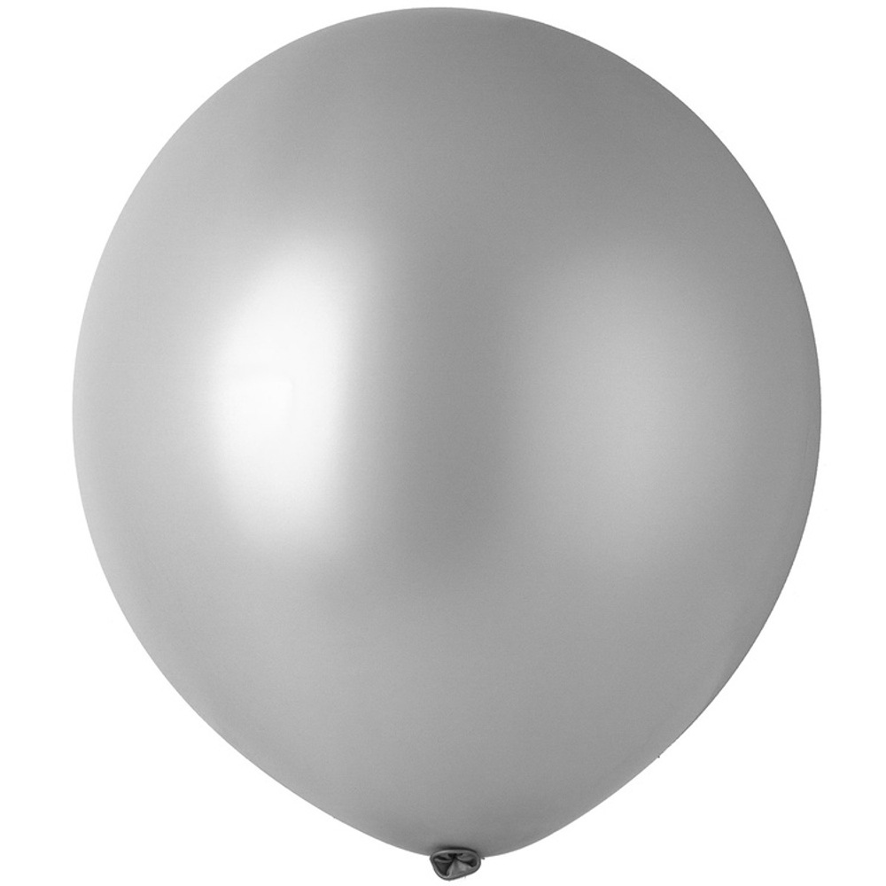 Шар латексный Металлик 61 см (Серебро)